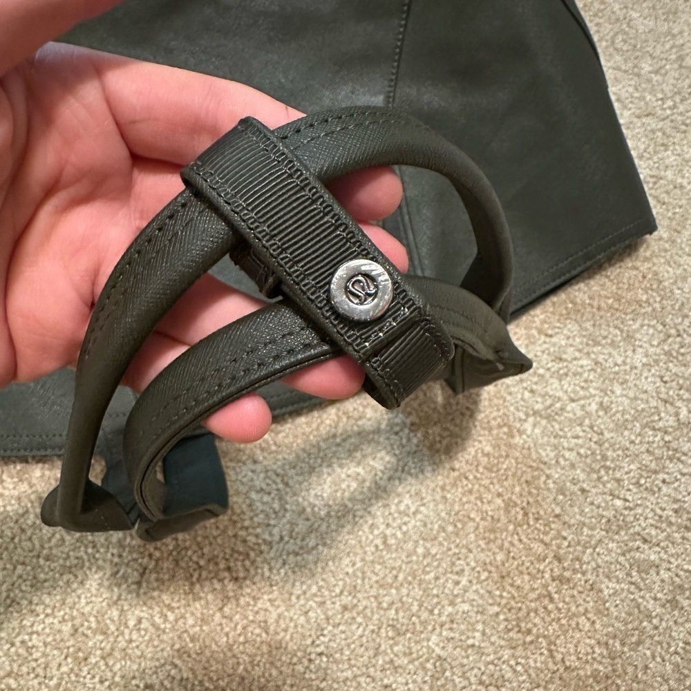 Lululemon All Day Tote and Small Pouch Dark Olive - Picture 14 of 16